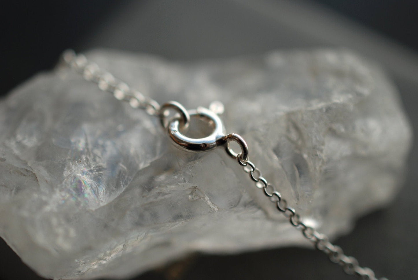 Geburtsstein-Kette 925er Silber . Geburtstagsgeschenke . personalisierte Geschenke - picturing